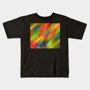 Colored Wax Pattern Kids T-Shirt